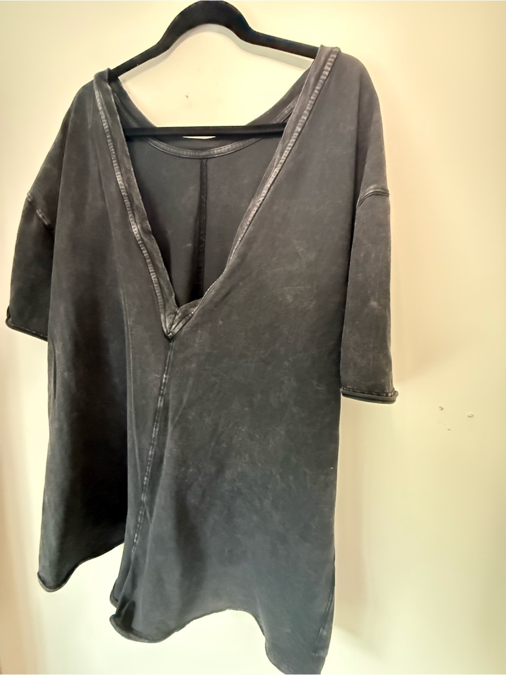 FP Movement by Free People Hot Shot Tee Romper Washed Black - Picture 12 of 12